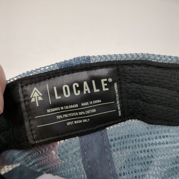 Locale Snapback Trucker Hat Multicolor One Size Adjustable Mesh Back 6 Panel - Picture 8 of 8